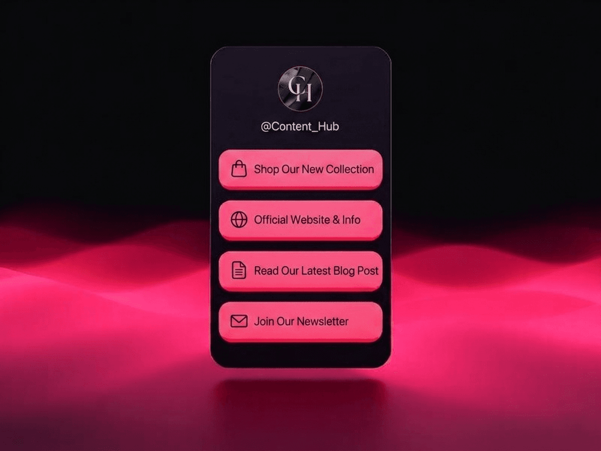 Collio workspace app: Link-in-Bio Builder